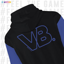 Cargar imagen en el visor de la galería, Sudadera Unisex Voleibol - Baxu - E Motion - Point - Negro/Azul Plumbago