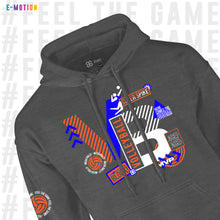 Cargar imagen en el visor de la galería, Sudadera Unisex Voleibol - Baxu - E Motion - Volleyphoria - Gris Oxford / Naranja