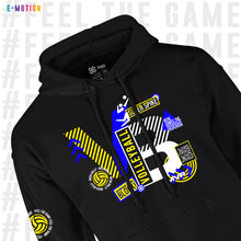 Cargar imagen en el visor de la galería, Sudadera Unisex Voleibol - Baxu - E Motion - Volleyphoria - Negro/Amarillo