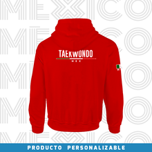 Cargar imagen en el visor de la galería, Sudadera Deportiva Unisex - Baxu - México Pro - Rojo - PERSONALIZADO