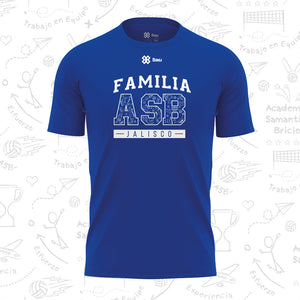 Playera Voleibol Baxu - FAMILIA ASB PLAY - Azul rey - Personalizada