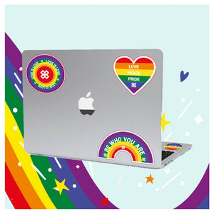 Kit de 3 Stickers Pride Baxu - PRIDE -