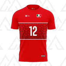 Cargar imagen en el visor de la galería, Jersey Deportivo Unisex - Baxu - Mexico - Selección Mexicana Edición Mauro Isaac Fuentes- Sport Sec - Rojo