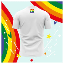 Cargar imagen en el visor de la galería, Playera Pride Baxu - BANDERA PRIDE - Blanco