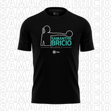Cargar imagen en el visor de la galería, Playera Unisex Voleibol - Baxu - Samantha Bricio SET 3 - Saque - Negro