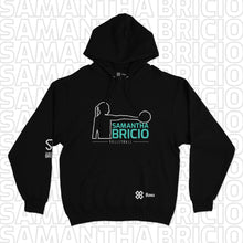 Cargar imagen en el visor de la galería, Sudadera Unisex Voleibol - Baxu - Samantha Bricio SET 3 - Saque - Negro
