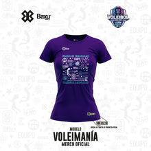 Cargar imagen en el visor de la galería, Blusa - Algodón - NACIONAL INFANTIL Y JUVENIL 2025 - FUSIÓN - VOLEIMANÍA - Morado