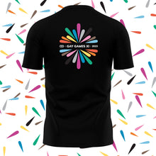 Cargar imagen en el visor de la galería, Playera Baxu - Gay Games Guadalajara - Fiesta - Algodón - Negro