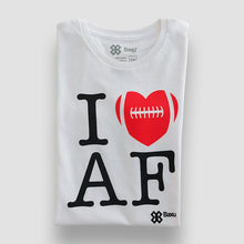 Cargar imagen en el visor de la galería, Blusa Dama Fútbol Americano - I Love American Football - Blanco