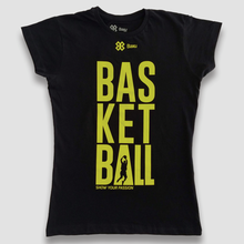 Cargar imagen en el visor de la galería, Blusa Dama Basquetbol - Show Basketball - Negro