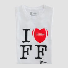 Cargar imagen en el visor de la galería, Blusa Dama Tochito - I Love Flag Football - Blanco
