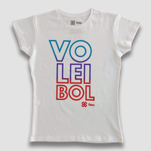 Cargar imagen en el visor de la galería, Blusa Voleibol Dama - Colors - Blanco
