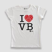 Cargar imagen en el visor de la galería, Blusa Voleibol Dama - I Love Volleyball - Blanco