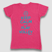 Cargar imagen en el visor de la galería, Blusa Voleibol Dama - Keep Calm and Play Volley - Rosa