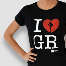 Cargar imagen en el visor de la galería, Blusa Dama Gimnasia Rítmica - I Love Rhythmic Gymnastic - Negro