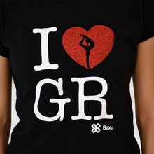 Cargar imagen en el visor de la galería, Blusa Dama Gimnasia Rítmica - I Love Rhythmic Gymnastic - Negro