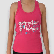 Cargar imagen en el visor de la galería, Blusa Tank Gimnasia Rítmica - Show Rhythmic Gymnastic - Rosa fucsia