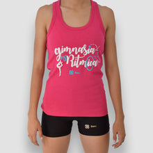 Cargar imagen en el visor de la galería, Blusa Tank Gimnasia Rítmica - Show Rhythmic Gymnastic - Rosa fucsia