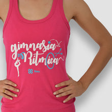 Cargar imagen en el visor de la galería, Blusa Tank Gimnasia Rítmica - Show Rhythmic Gymnastic - Rosa fucsia