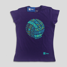 Cargar imagen en el visor de la galería, Blusa Voleibol - Balón Textura - Morado