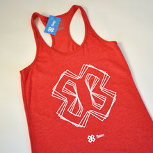 Cargar imagen en el visor de la galería, Blusa Deportiva Tank - Logo Baxu - Rojo Jaspe