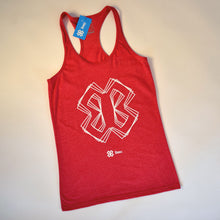 Cargar imagen en el visor de la galería, Blusa Deportiva Tank - Logo Baxu - Rojo Jaspe