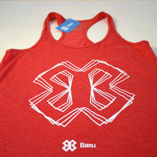 Cargar imagen en el visor de la galería, Blusa Deportiva Tank - Logo Baxu - Rojo Jaspe