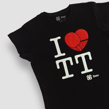 Cargar imagen en el visor de la galería, Blusa Dama Tenis de Mesa - I Love Table Tennis - Negro