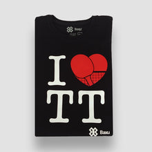 Cargar imagen en el visor de la galería, Blusa Dama Tenis de Mesa - I Love Table Tennis - Negro
