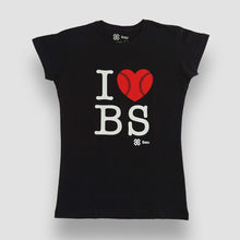Cargar imagen en el visor de la galería, Blusa Dama Béisbol - I Love Baseball - Negro