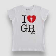 Cargar imagen en el visor de la galería, Blusa Dama Gimnasia Rítmica - I Love Rhythmic Gymnastic - Blanco