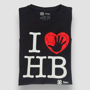 Blusa Dama Balonmano - I Love Handball - Negro