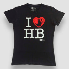 Cargar imagen en el visor de la galería, Blusa Dama Balonmano - I Love Handball - Negro