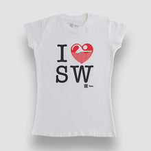 Cargar imagen en el visor de la galería, Blusa Dama Natación - I Love Swimming - Blanco