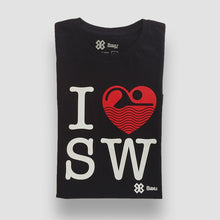 Cargar imagen en el visor de la galería, Blusa Dama Natación - I Love Swimming - Negro