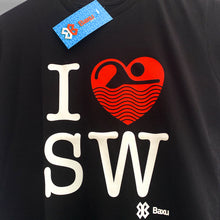 Cargar imagen en el visor de la galería, Blusa Dama Natación - I Love Swimming - Negro