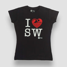 Cargar imagen en el visor de la galería, Blusa Dama Natación - I Love Swimming - Negro