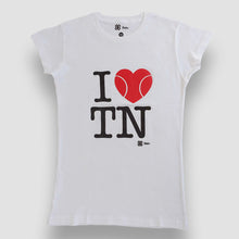 Cargar imagen en el visor de la galería, Blusa Dama Tenis - I Love Tennis - Blanco