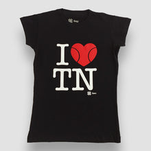 Cargar imagen en el visor de la galería, Blusa Dama Tenis - I Love Tennis - Negro