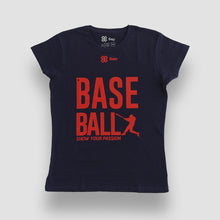 Cargar imagen en el visor de la galería, Blusa Dama Béisbol - Show Baseball - Azul marino
