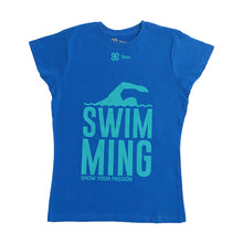 Cargar imagen en el visor de la galería, Blusa Dama Natación - Show Swimming - Azul rey