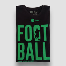 Cargar imagen en el visor de la galería, Blusa Dama Futbol - Show Football - Negro con Verde