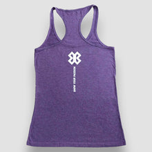 Cargar imagen en el visor de la galería, Blusa Tank Dama Porras - Show Cheerleading - Morado jaspe