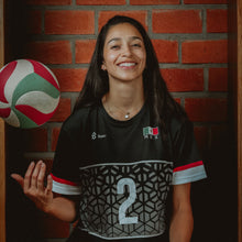 Cargar imagen en el visor de la galería, Jersey Deportivo Mujer Selección Mexicana - Edición Samy Bricio SET2 - Sport Sec - Negro