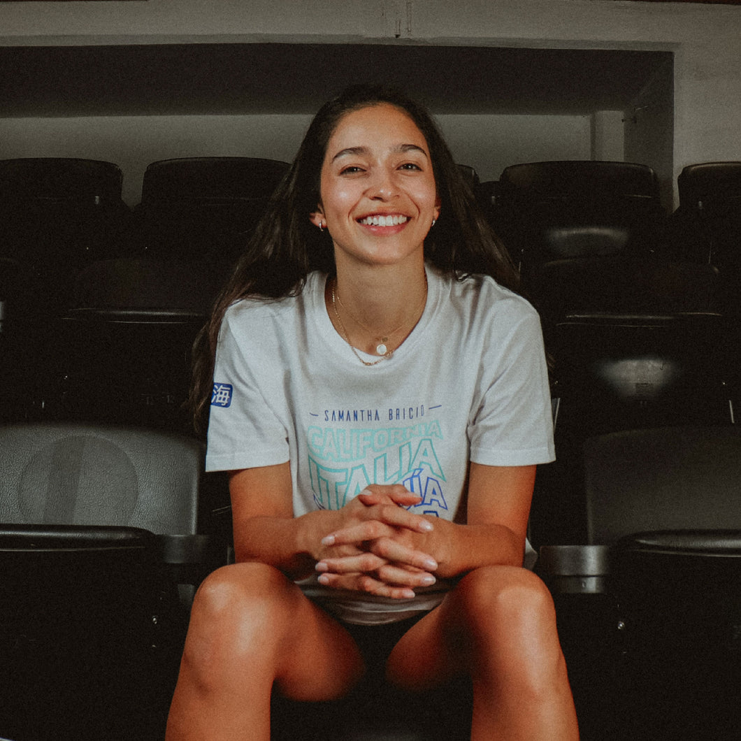 Playera Unisex Voleibol - Baxu - Samantha Bricio SET2 - Blanco