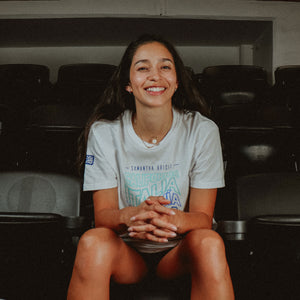 Blusa Mujer Voleibol - Baxu - Samantha Bricio SET2 - Blanco