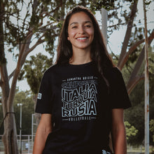 Cargar imagen en el visor de la galería, Playera Unisex Voleibol - Baxu - Samantha Bricio SET2 - Negro