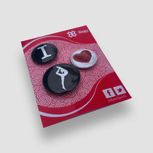 Cargar imagen en el visor de la galería, Kit de Pins Gimnasia Rítmica - I Love Rhythmic Gymnastic