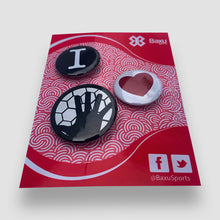 Cargar imagen en el visor de la galería, Kit de Pins Balonmano - I Love Handball