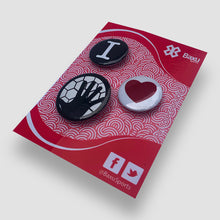 Cargar imagen en el visor de la galería, Kit de Pins Balonmano - I Love Handball